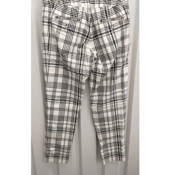 Jack Nicklaus Capri Pants Golf Athletic Casual Sz 8 Checkered - Picture 4 of 5